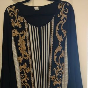 MSK Bell Sleeve Dress